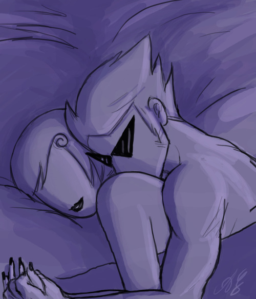 Cuddles night yoBro Strider & Mom LalondeI needed this doodle so bad.