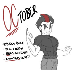 funsexydragonball: I know I got quite a few questions about taking OC requests and well, why not give it another go! I’m not going to draw a lot, in fact maybe very few. Maybe a few quick sketches throughout the month. (Hell, this might not even be