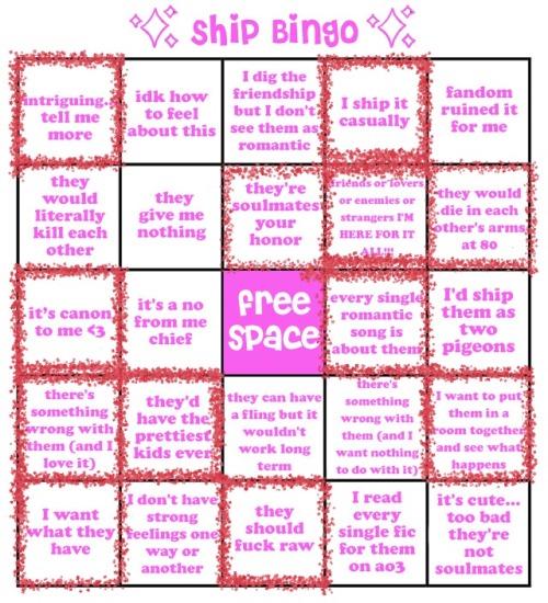 Ship Bingo: