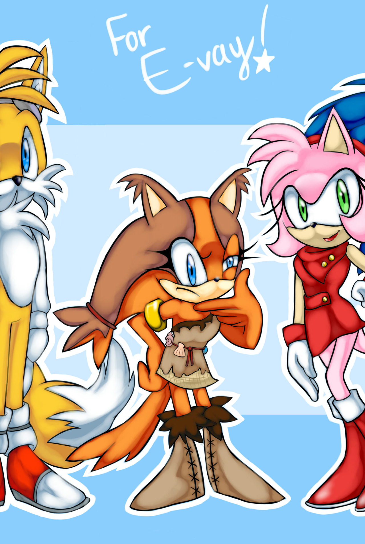 Happy Sonamy Family by Saphira24667 on DeviantArt