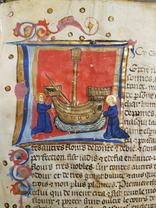 Ms. Codex 665 - [Statutes]Dreaming of the sea this summer? This manuscript features statutes in 151 