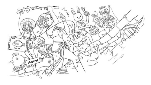my entry for popo summer art festival.I stayed until 3:30am for this&hellip; lol it wouldn&rsquo