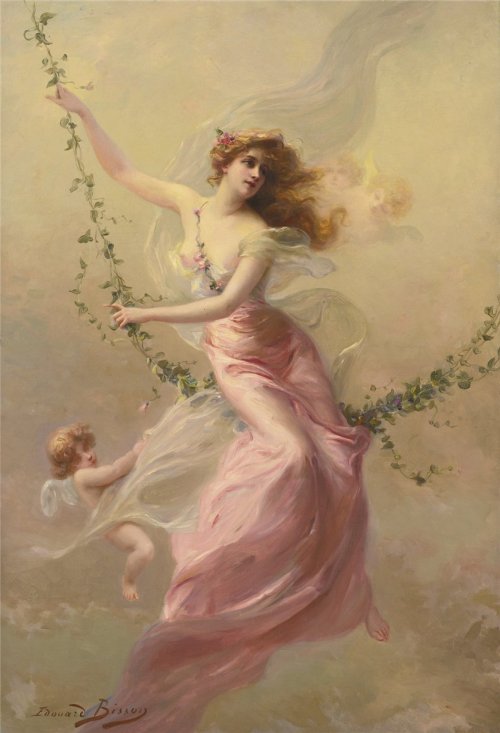 elyssediamond:  Edouard Bisson (1856-1939) The swing