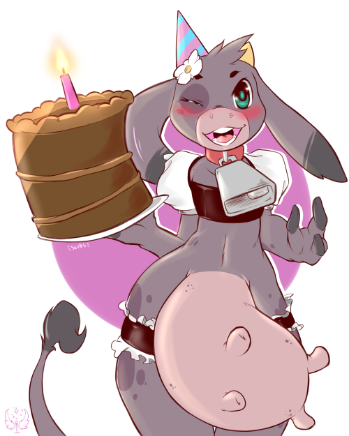 Moo has cake. Atryl’s cute bovice OC. porn pictures