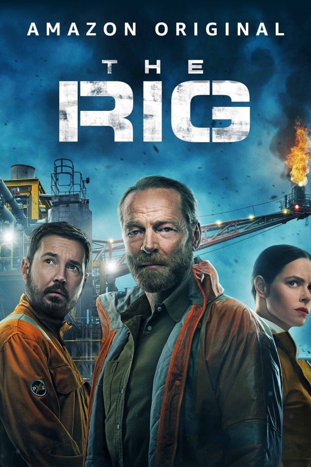 The promo poster for the Amazon Original series The Rig.