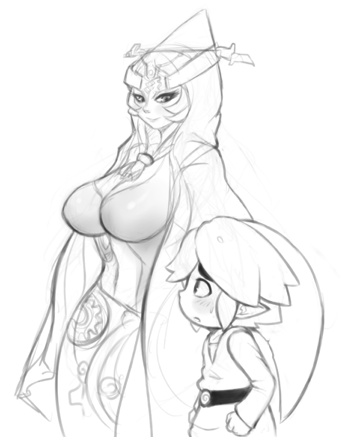 spectorumato:Midna Doodles [Old Drawings]  Midna~ &lt;3 &lt;3 &lt;3