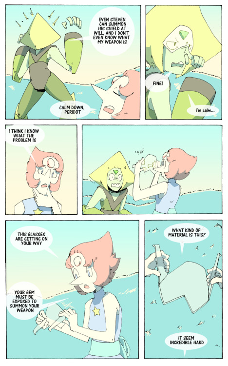 mimicteixeira:  FALLING STAR VII PART TWO! you can get the first part HERE on my gumroad store, is pay what you want! and you can support me getting the previus chapters HERE i really like this one, just pearl and peridot…. i swear is not pearlidot!