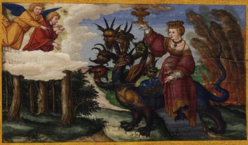 The Whore of Babylon - Revelation 17:1-18 (p. 300 from the Ottheinrich Bible), Matthias Gerung, ca. 
