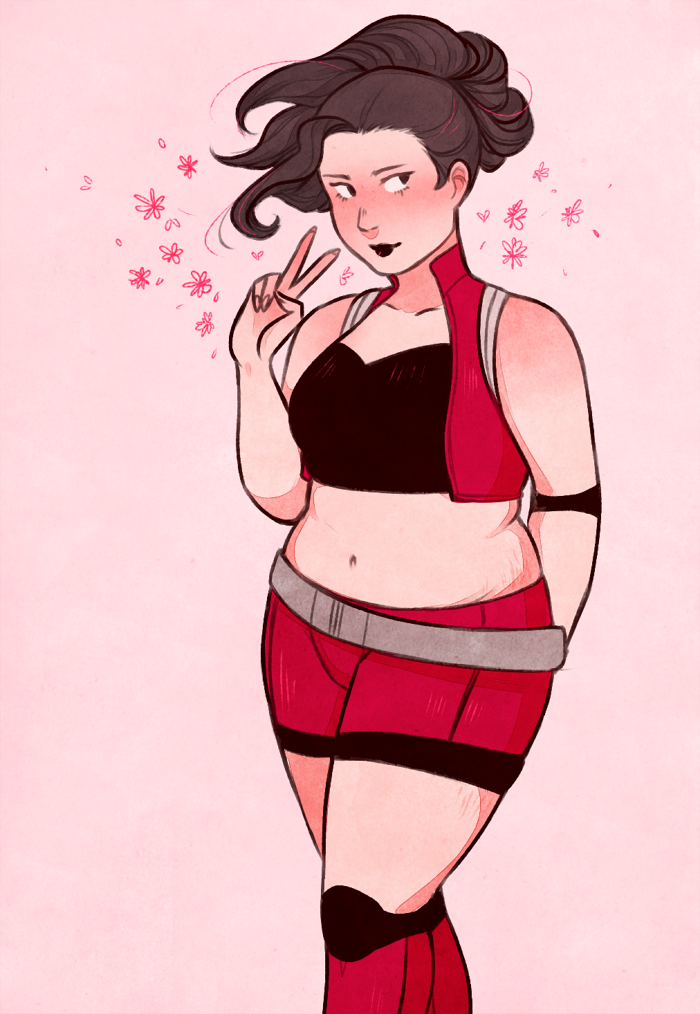 benvey:  hey listen….. how about we give momo some fat instead of revealing clothes