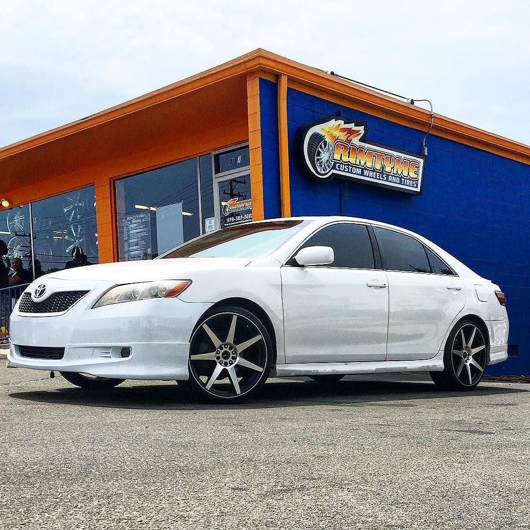 RimTyme Custom Wheels and Tires offers 2010 Toyota Camry wheels manufactured by Spec1, specifically the 18spy5 model, along with tires.