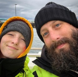 treycosexual: 🐋Geoff and Millie in Iceland whale watching🐋 and I can’t get over how happy he looks!!!    Geoff’s instagram: https://www.instagram.com/p/BmVn3AABBGo/?utm_source=ig_share_sheet&amp;igshid=n7rsetui31t2 