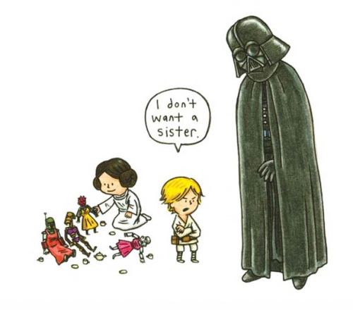 brianmichaelbendis: Darth Vader and Son - By Jeffrey Brown