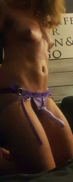 please-may-i-have-another: Waiting for him with my new toy. Can’t wait to feel it penetrate me