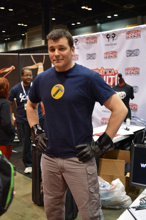 C2E2 Sunday, April 26th, 2015Look at this studly Captain Hammer!!  Perfection!