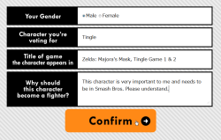 vinesauce:  Smash Bros character voting is