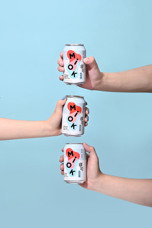 thedsgnblog: MIOK Milk Beer Packaging by IBEA DesignMiok is a milk beer brand that started in Hangzh