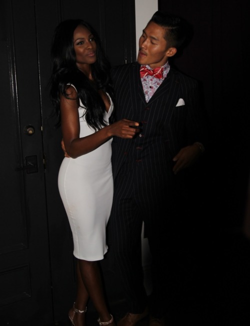 tomfordvelvetorchid:togepistew:securelyinsecure:Models Mamé Adjei and Justin KimYES THEY ARE SO GOOD