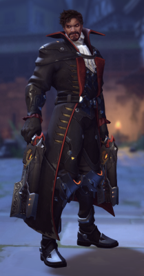 radioproxy:I wasn’t feeling Reaper’s new Halloween skin for some reason. I thought maybe if they showed his face instead, it would be better? Show us his handsome face dangit