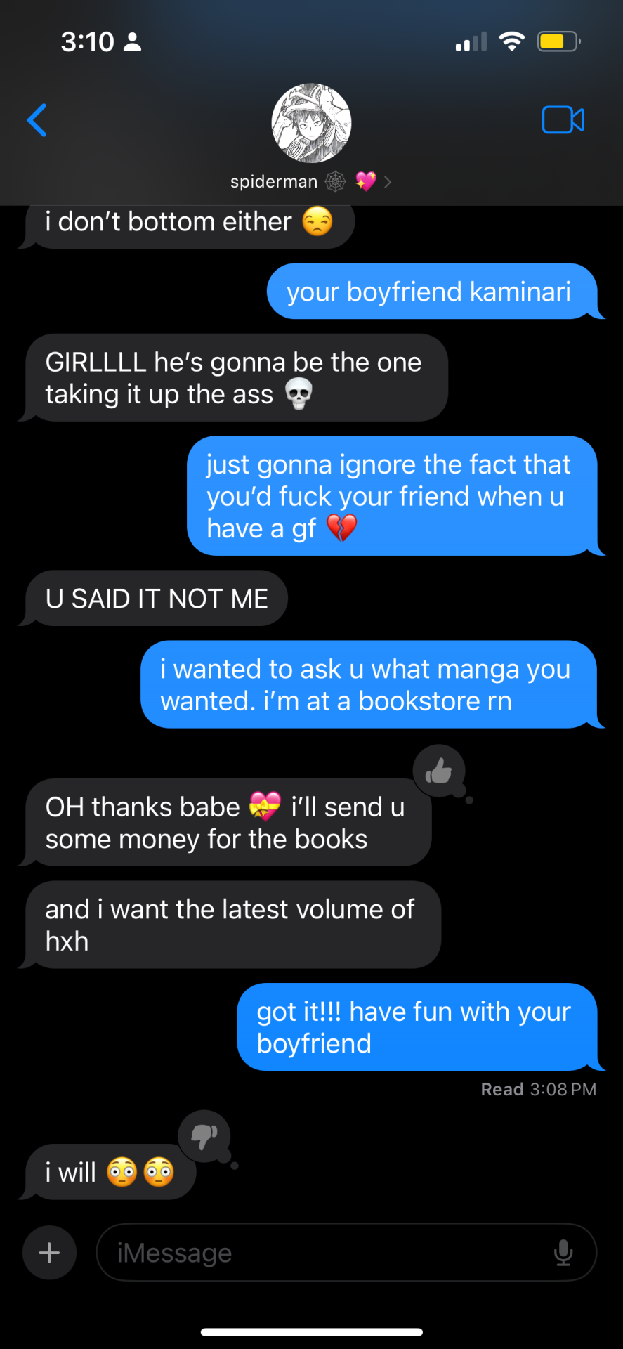 MHA BF/GF TEXTS ! 