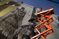 hartboy:  WOODKID x CYRCLE mural in Los Angeles