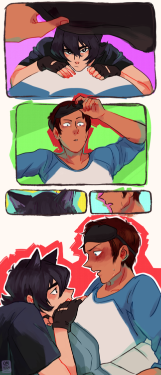 om-nommz: klance log (kudos to u if u kno where i got my dance references from wink wonk)