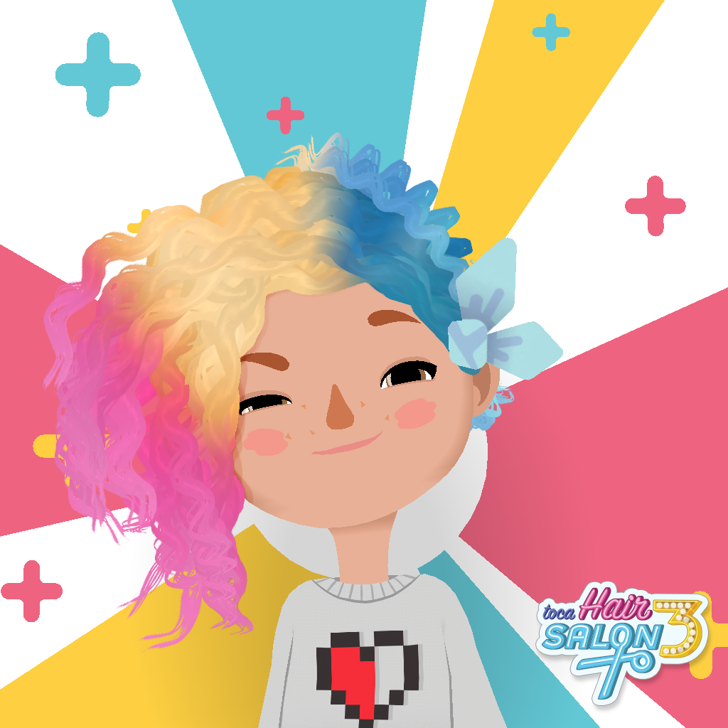 duckadoodle3: Toca Hair Salon: Pride Flag edition pt. 1! Me and @fritternx worked