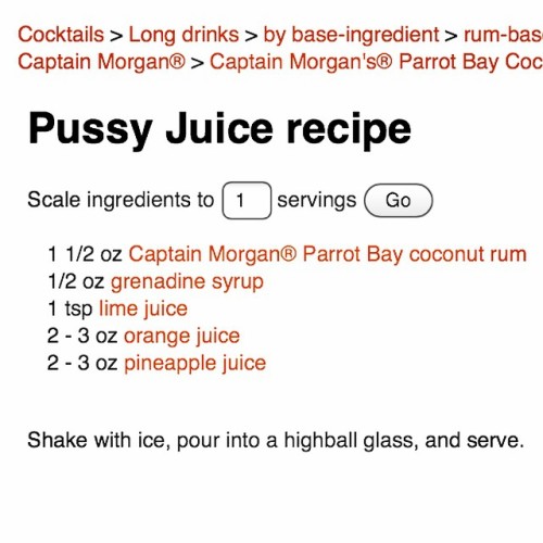 #pussy #juice #recipe #juicypassionfruit @juicypassionfruit
