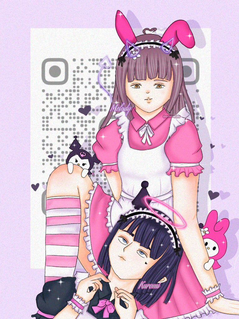 My Melody and Kuromi by JaaliDraws on DeviantArt