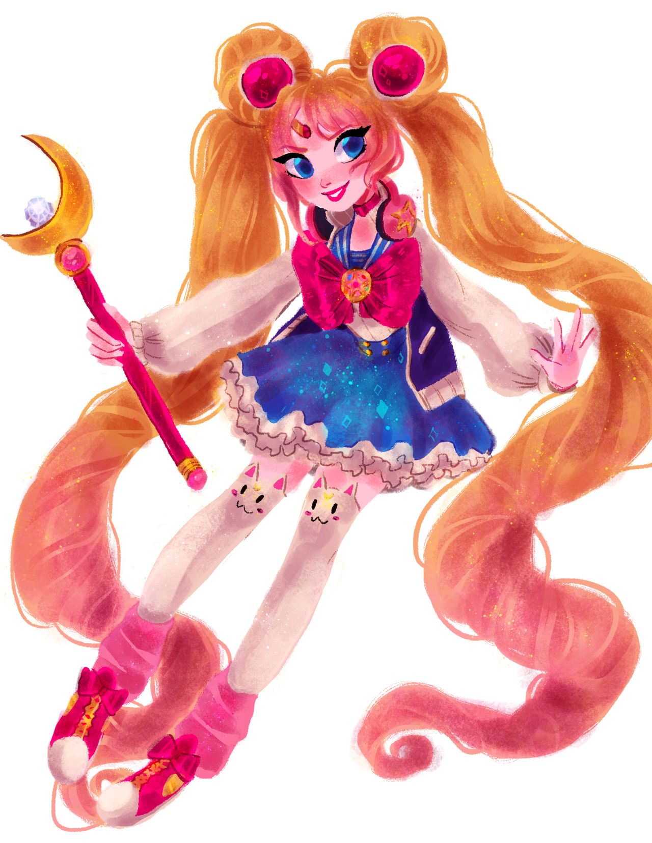 giselleillustration:  usagi for the character design challenge im still not happy
