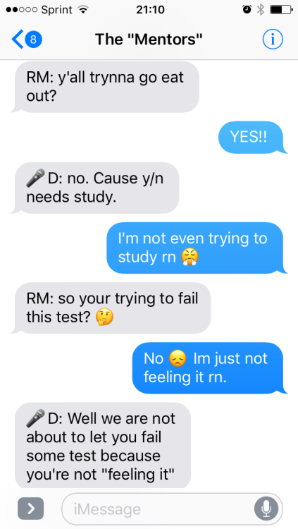 [requested] Reaction when Namjoon and Yoongi “motivate” you to study for your finals