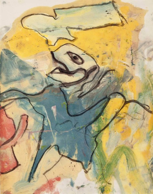 Willem de Kooning, Untitled, c. 1960sOil and charcoal on vellum. 23¾ x 18¾ in (60.3 x 47.6 cm). 