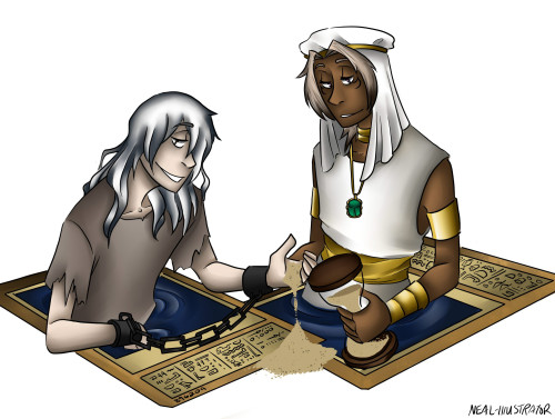 neal-illustrator:  Desert deck cards. Done for the-witch-exorcist comment, request, enjoy