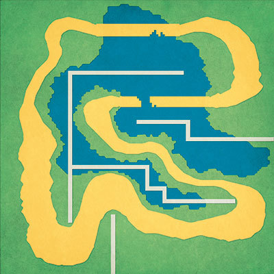 otlgaming:  MINIMALIST VIDEO GAME MAP PRINTS One of the best things I love about open world video games is the maps, especially games that include a paper map (or even cloth ones!). The folks at City Prints have taken that concept one step further by