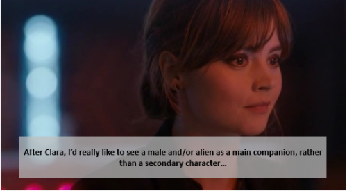 theconfessionsofawhovian:theconfessionsofawhovian.tumblr.com/An alien companion would be fine