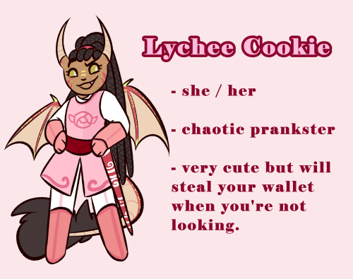 bugaria:um my girl, lychee cookie. she’s millennial tree and pitaya’s daughter because i have like, 