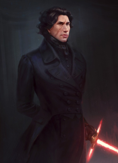 authorchasblankenship: “Star Wars: The Force Awakens” Regency Era Portraits by TheRealMc