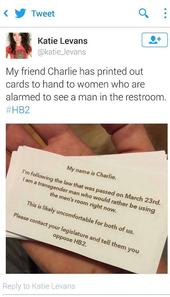 crossdreamers:  Katie Levans shared this tweet on a female to male transgender friend