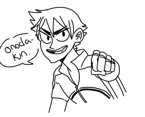 khajidont:  im 95% sure this is how the first fist bump between Onoda and Naruko