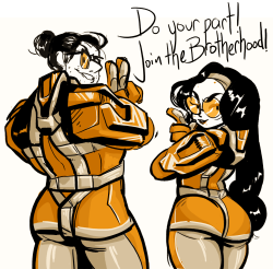 villainsgoleft: free uniform for first 100 applicants (ke is mine, em is @tinycrown‘s) 