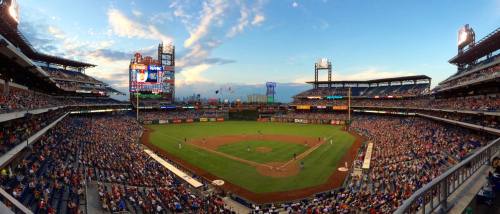 We celebrated my love’s last night of being 31 by watching the Phillies crush the Blue Jays 7-4!