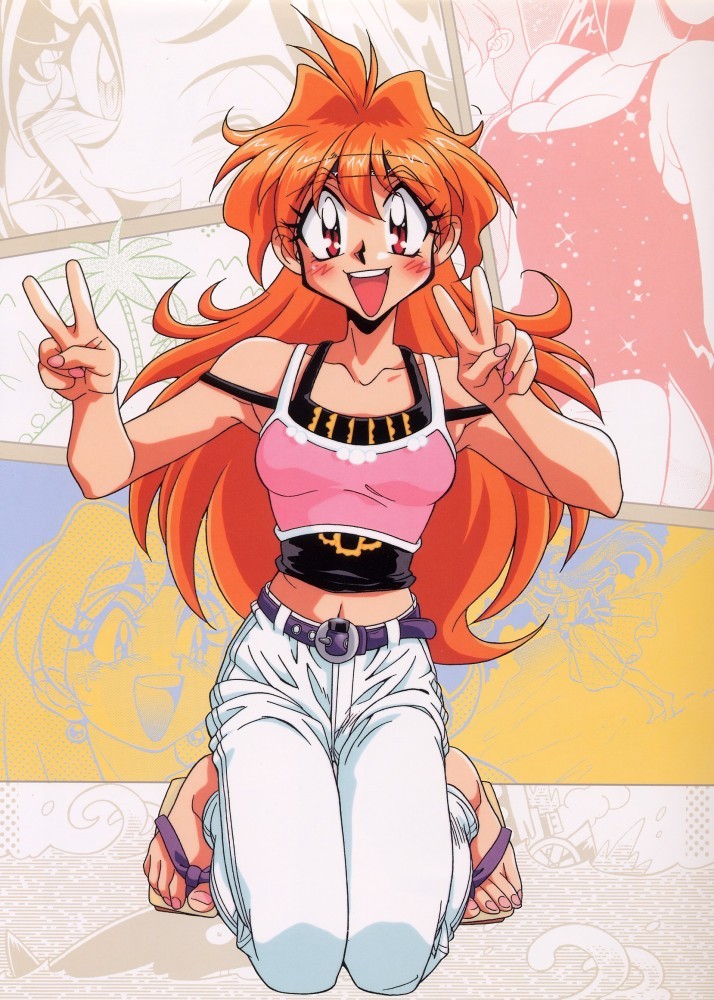 theslayersblog:  I love Slayers characters in modern clothing. 