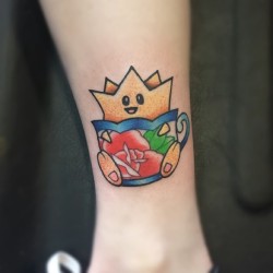 gooneytoons:  Fun little Togepi tattoo to