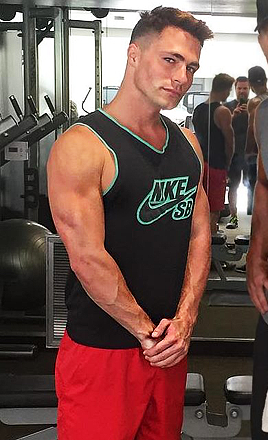 XXX zacefronsbf:Colton Haynes   gym photo