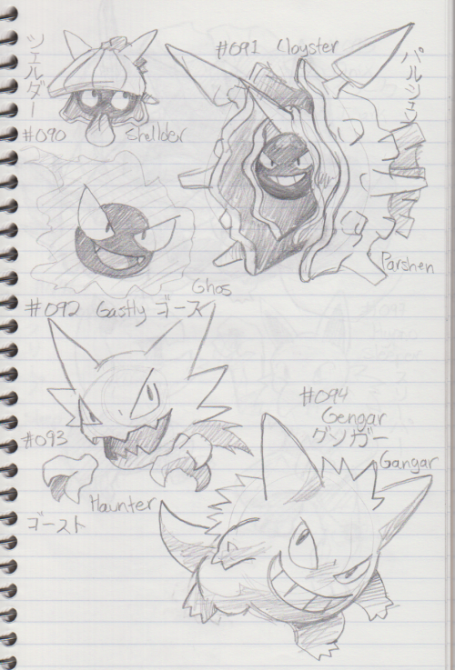 Pokemon Notebook #069-#103#001-#026#027-#068