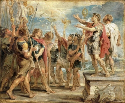 The Emblem of Christ Appearing to Constantine (Constantine’s Conversion), Peter Paul Rubens, 1622