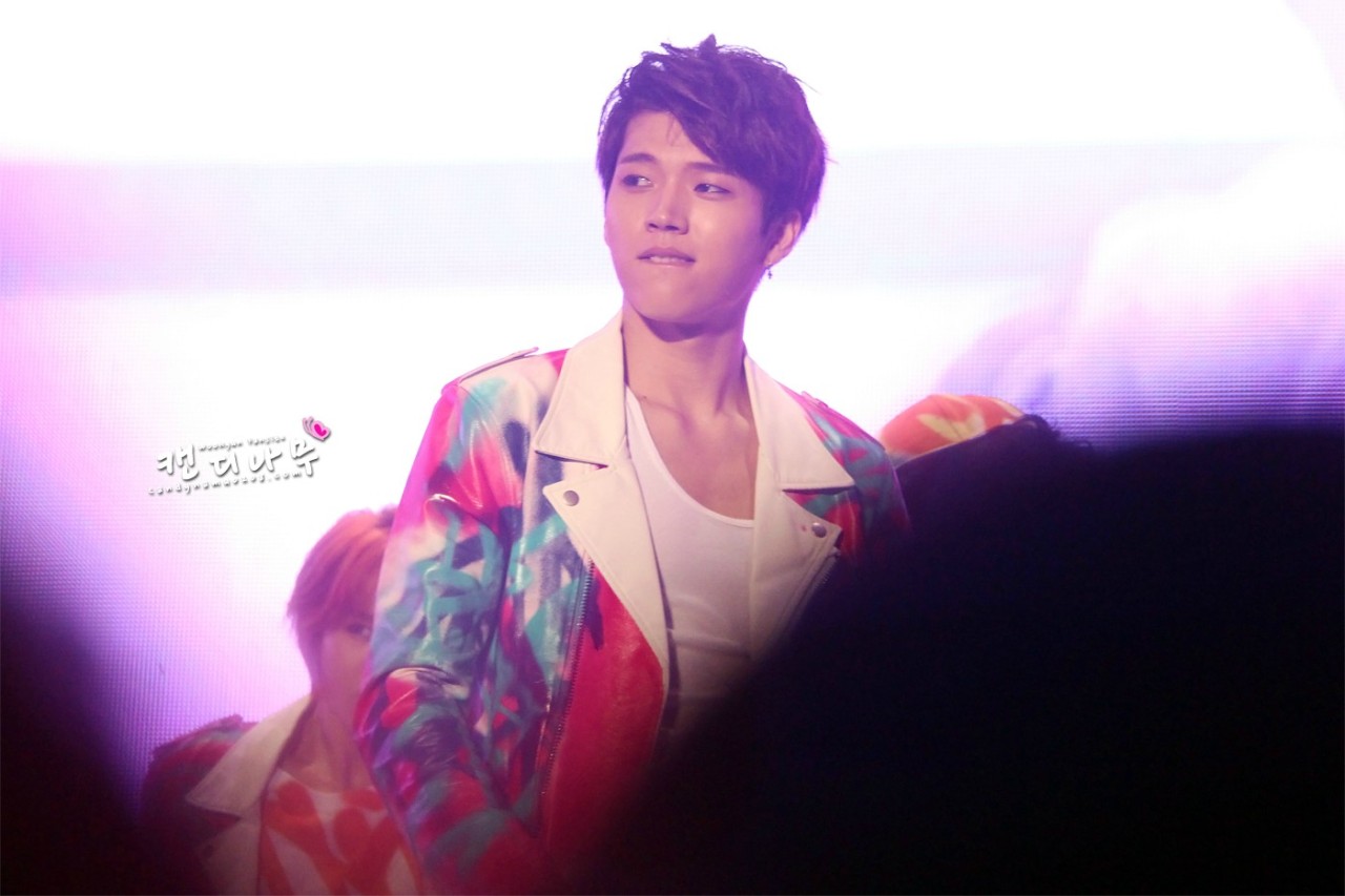 woohyunbiased:  140301 One Great Step Returns © 캔디나무  Do not edit or crop