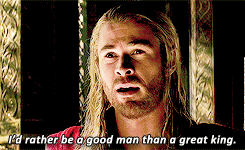 stevenpeggy:marvel meme - [1/3] avengers → thor odinson “I am Thor, son of Odin, and as long as ther