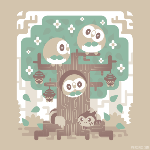 versiris: Wood Owl Woods - today on The Yetee!