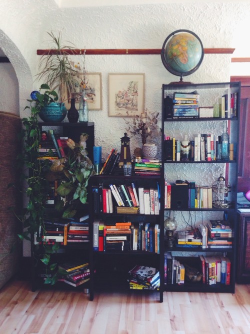 yogarian: Packing up my bookshelves today.