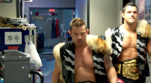 skyjane85:  The Wolves(Davey Richards & Eddie Edwards) headed to the ring (taken from Spike Tv’s website..credit goes to them for the video) gradosgirl ishipmcnozzo 